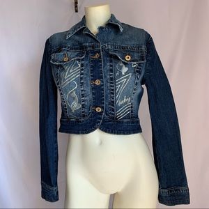 Baby Phat women’s authentic Jean Jacket in size M